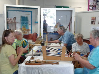 Demonstrating at the Santa Clara County Fair